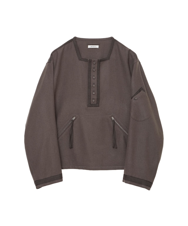 MATSUFUJI / M253-0103 / MILLING WOOL PULLOVER JACKET (TOUPE)