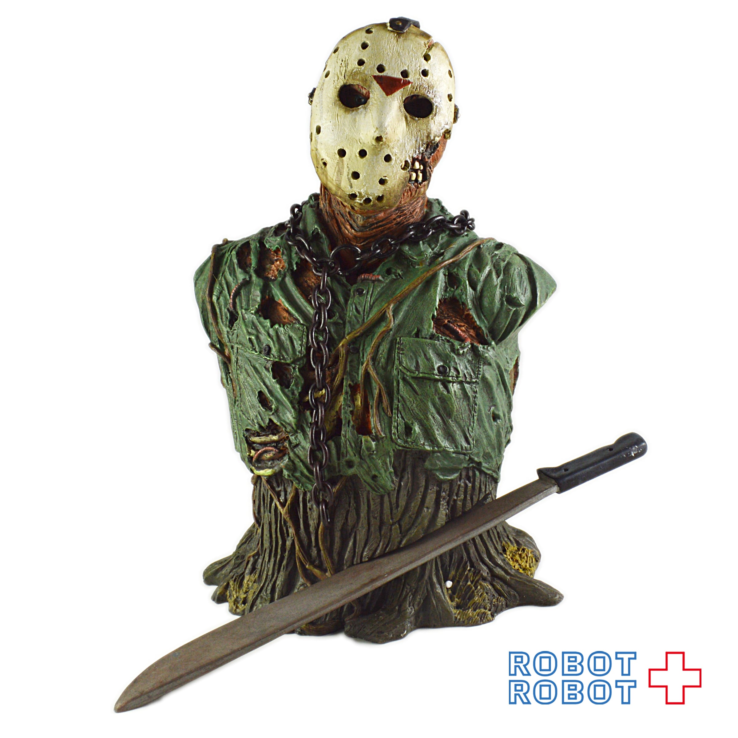 13日の金曜日 ジェイソン ライフサイズバスト 胸像 NECA 13日の金曜日 ジェイソン バストスタチュー | ROBOTROBOT
