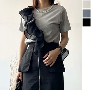 2color / ラメオーガンジーサッシュ