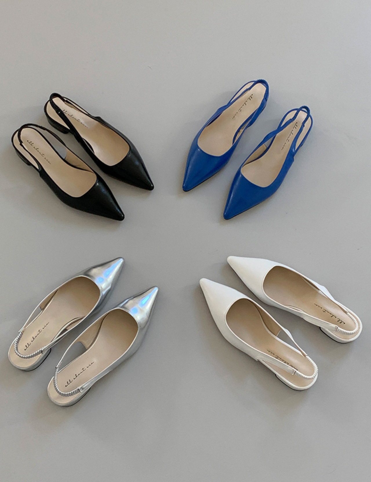 【26ss】Sling-Back Loafer shoes_4colors