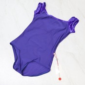 【美品 スペイン製 バレエ衣装 まとめ売り】2点セット YUMIKO ユミコ レオタード タグ付き パープル ピンク レッスン 練習着