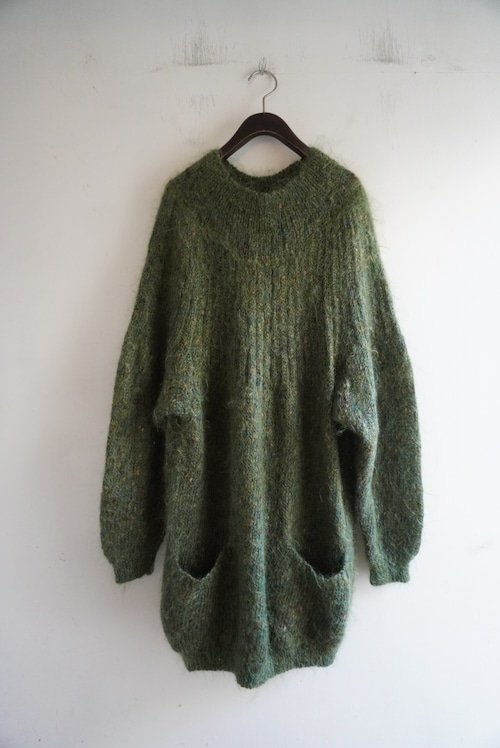 80-90s Vintage Mohair Long Sweater