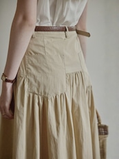 Noisette Yoke Gathered Skirt F0722