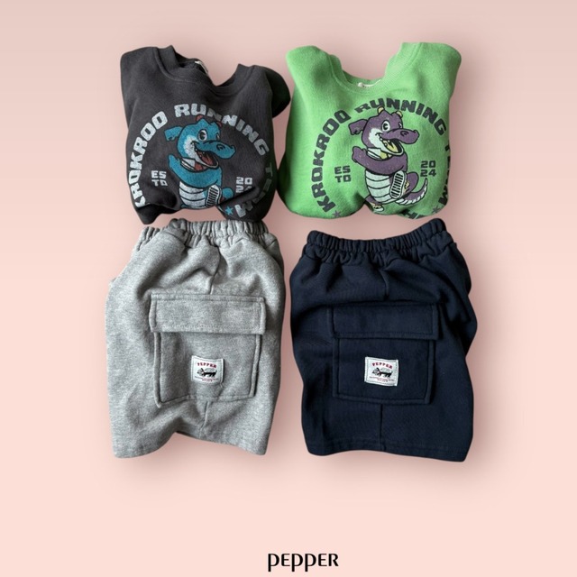 《送料無料》予約：ワニトレーナー【pepper】