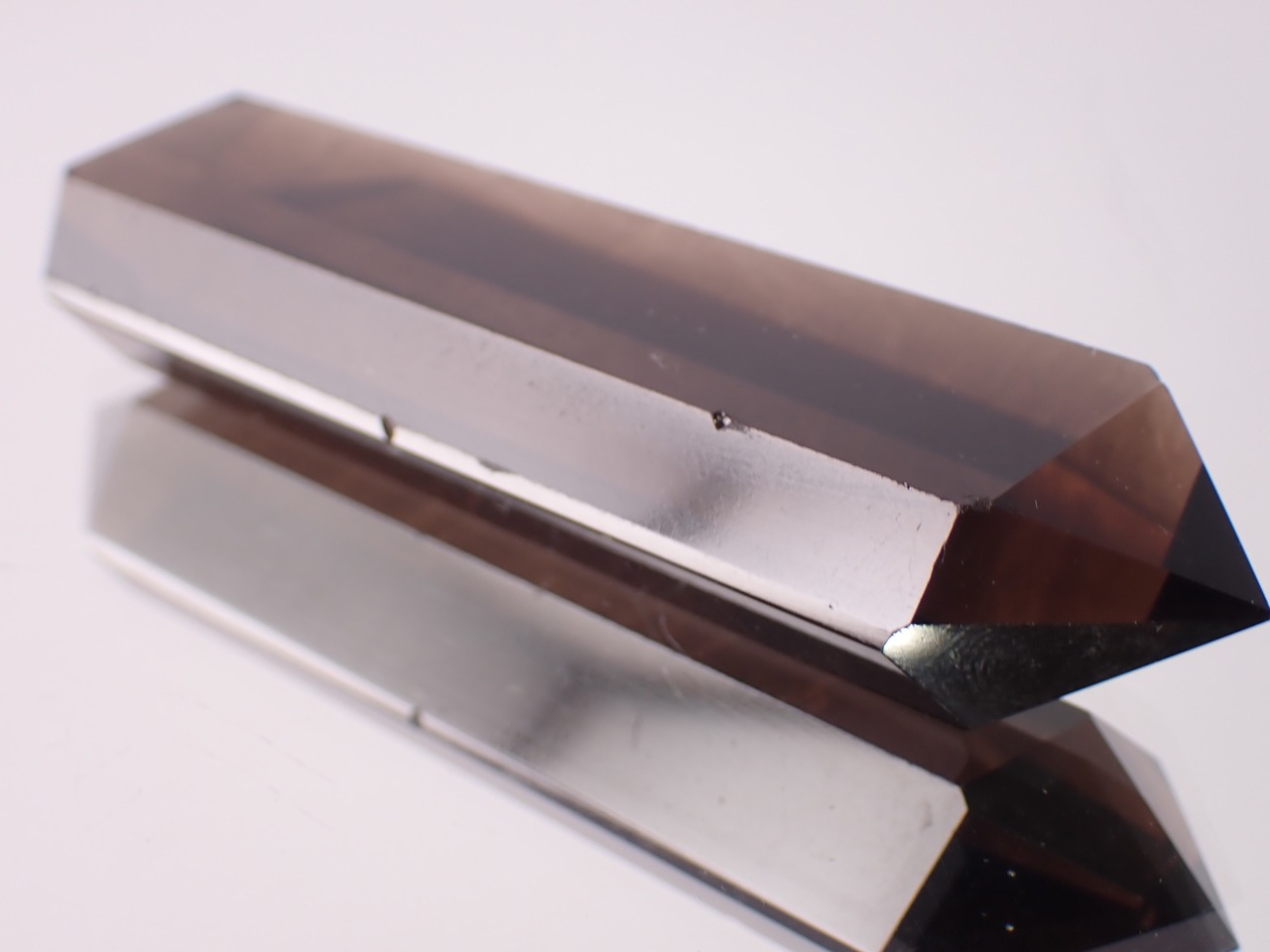 スモーキークォーツ　ダブルポイント　27.7g　[D1-128]