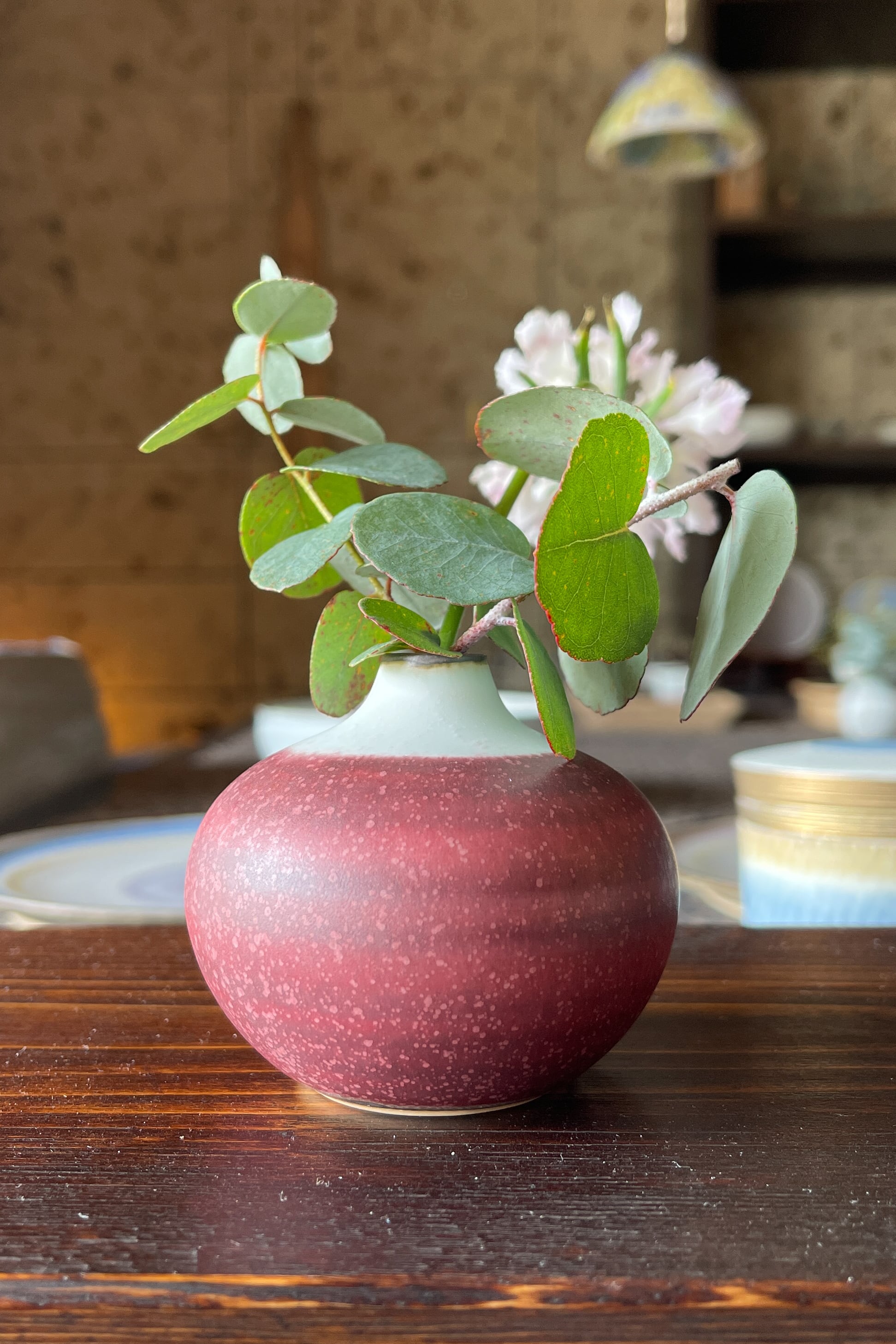 色のうつわ 一輪挿し 陶芸家 田中信彦作品 tn2601_21c | web-shop MITATE