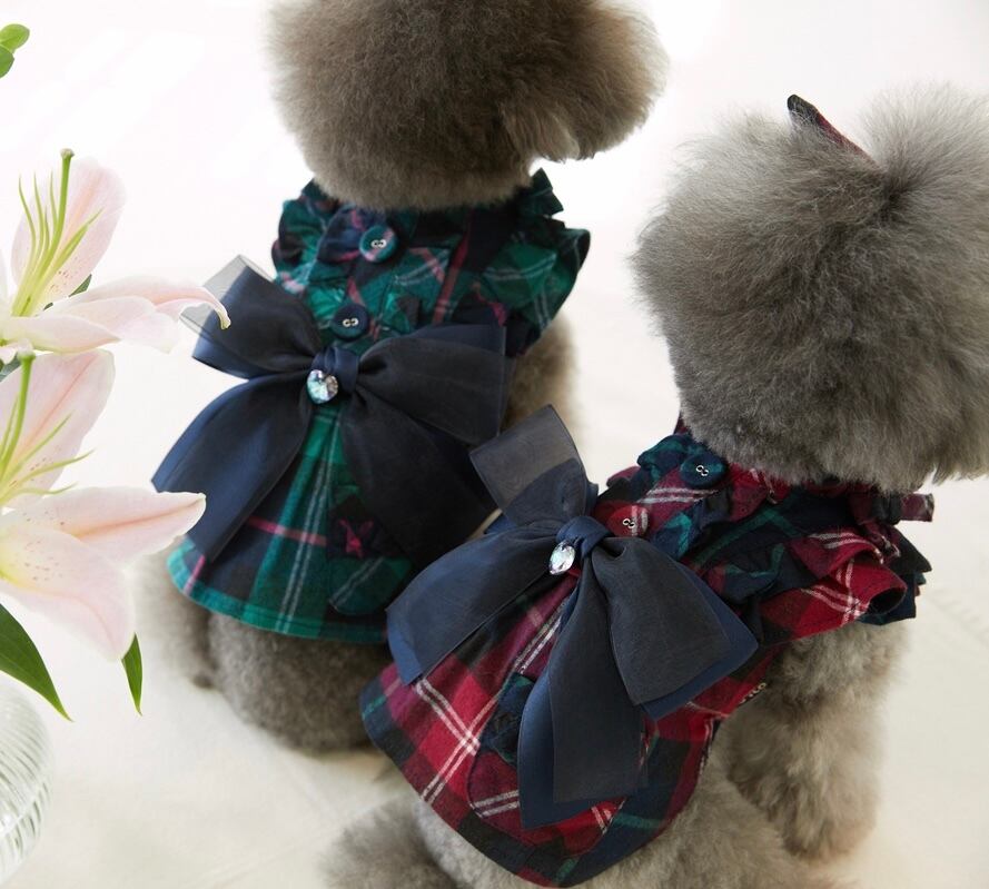 《予約》IL0022 Bella Check Dress