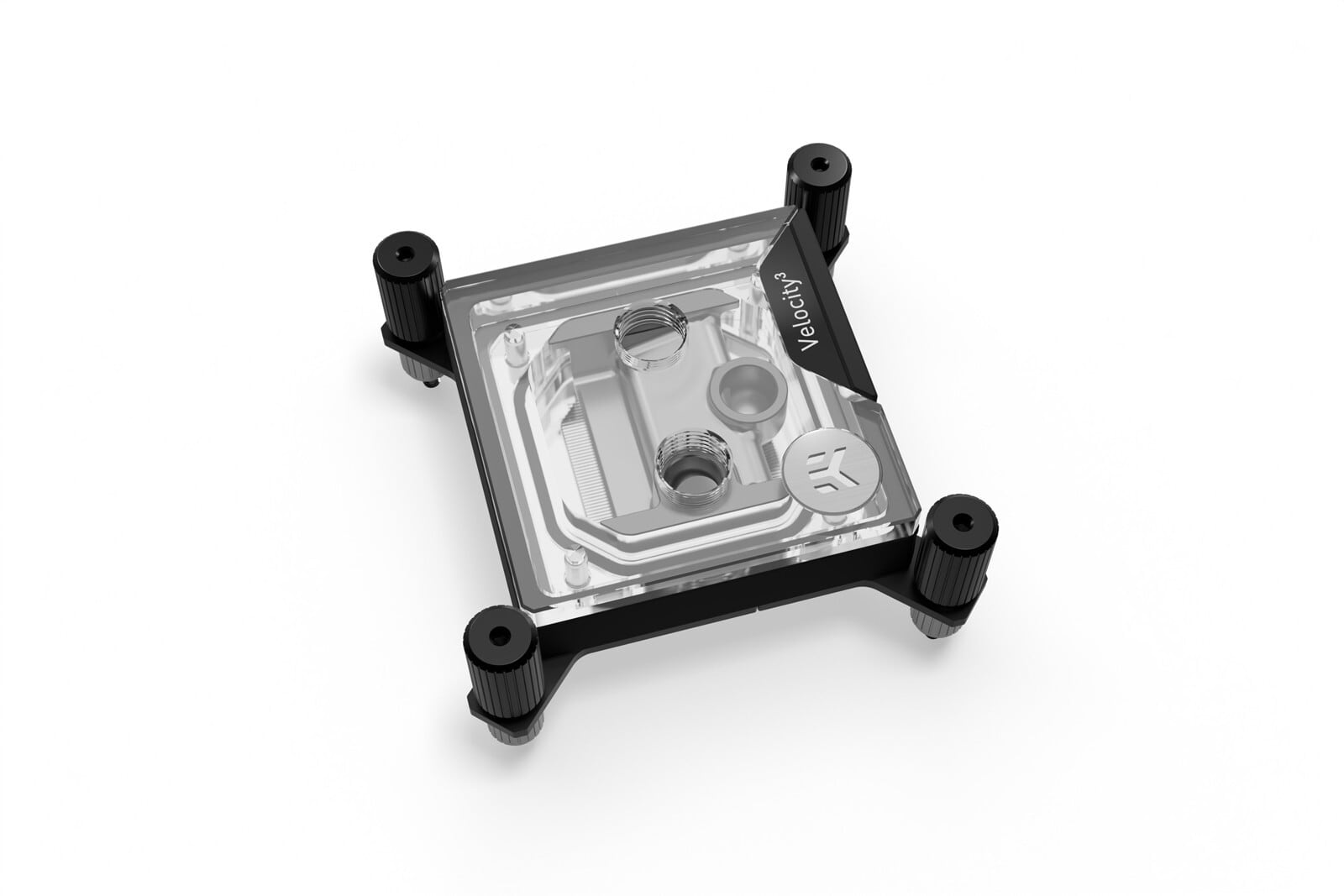 EK Quantum Velocity2 AM4 CPUウォーターブロック EK-Quantum Velocity² D-RGB - 1200 Nickel + Plexi Water Block