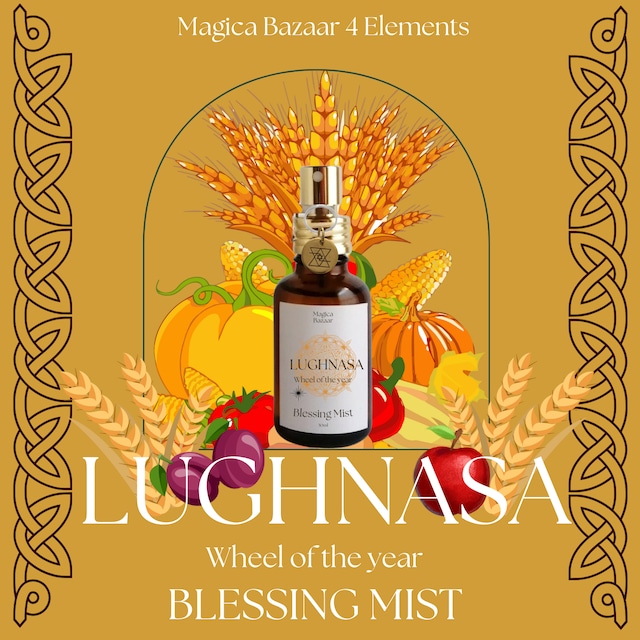 国内便✬8/31まで【Wheel of the year Blessing Mist】ルーナサ〜黄金の収穫祭〜太陽神ルーが導く実りの香り~