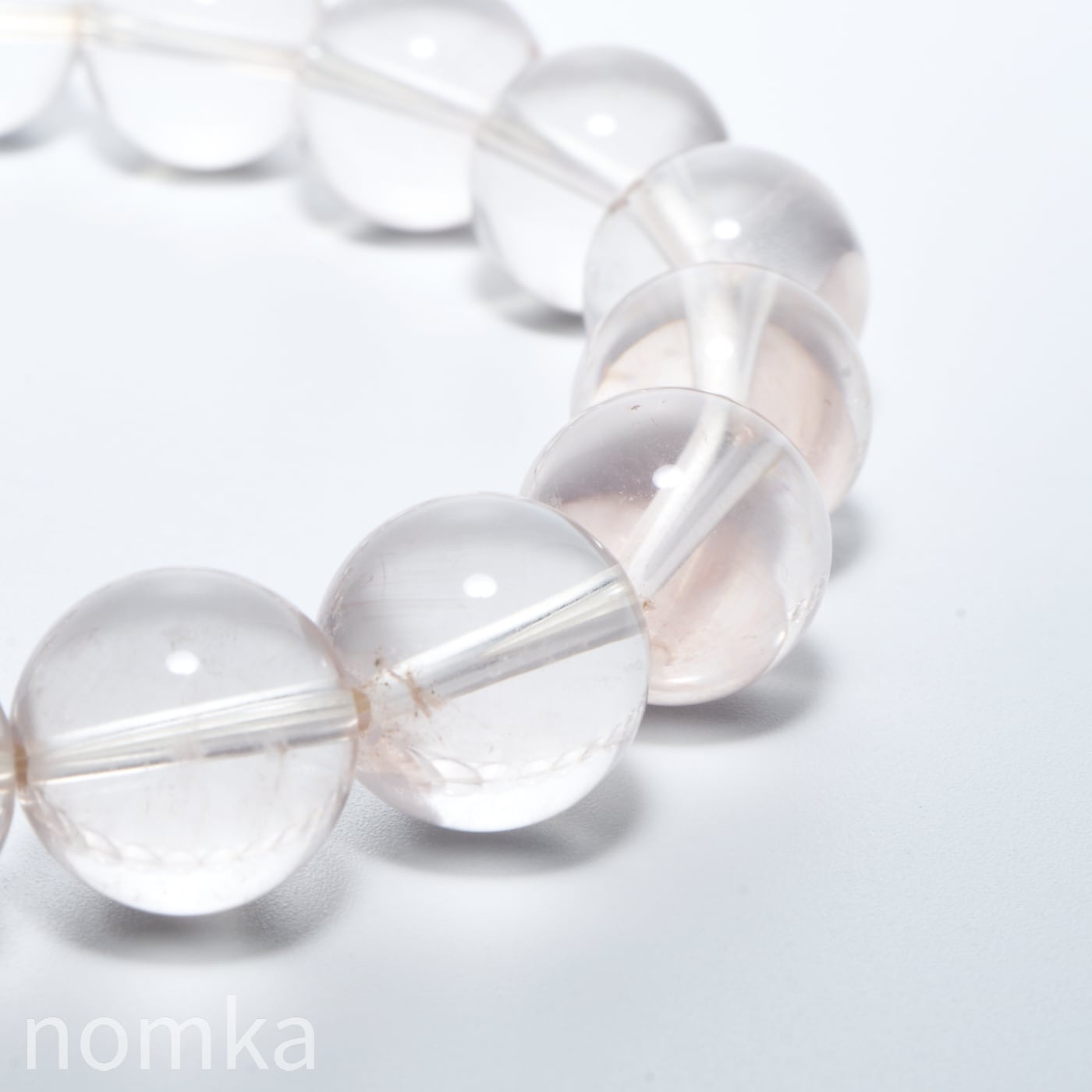 超稀少石】ピンク＆ブルーエンジェルラダー(11mm/ブラジル産)一連