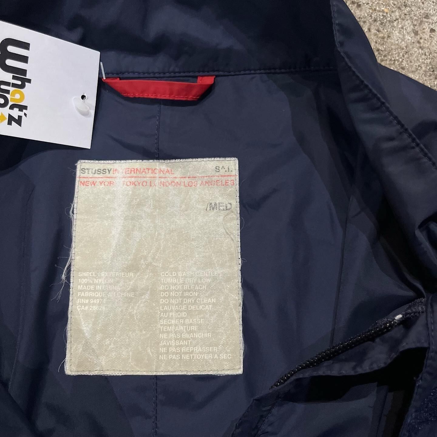 00s old STUSSY nylon zip up blouson 【仙台店】 | What