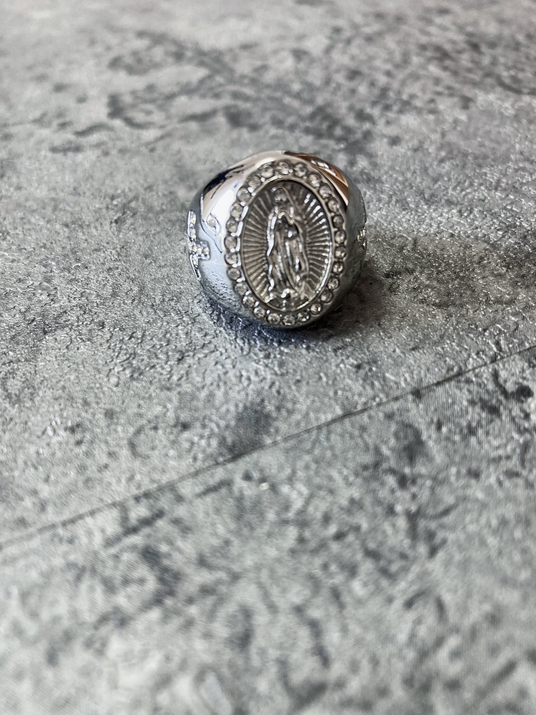 90～00s GOODENOUGH/College ring/16号相当/GE刻印/カレッジリング