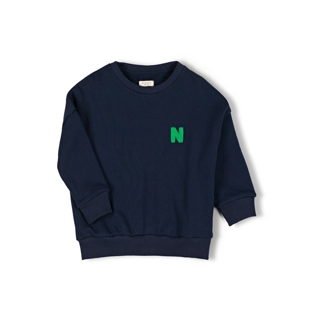 即納【nixnut】Ol Sweater / Navy / スウェット / ニックスナット