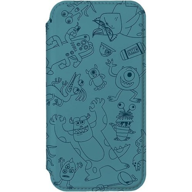 Premium Style iPhone14Pro Max 用 ガラスフリップケース モンスターズ・インク PG-DGF22S04MOI 1547