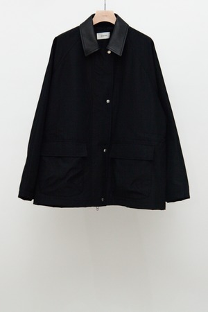Wool Nylon Hunting Jacket - Black