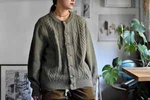 80's-90's -old- "Tyrolean knit cardigan" "made in Austria"