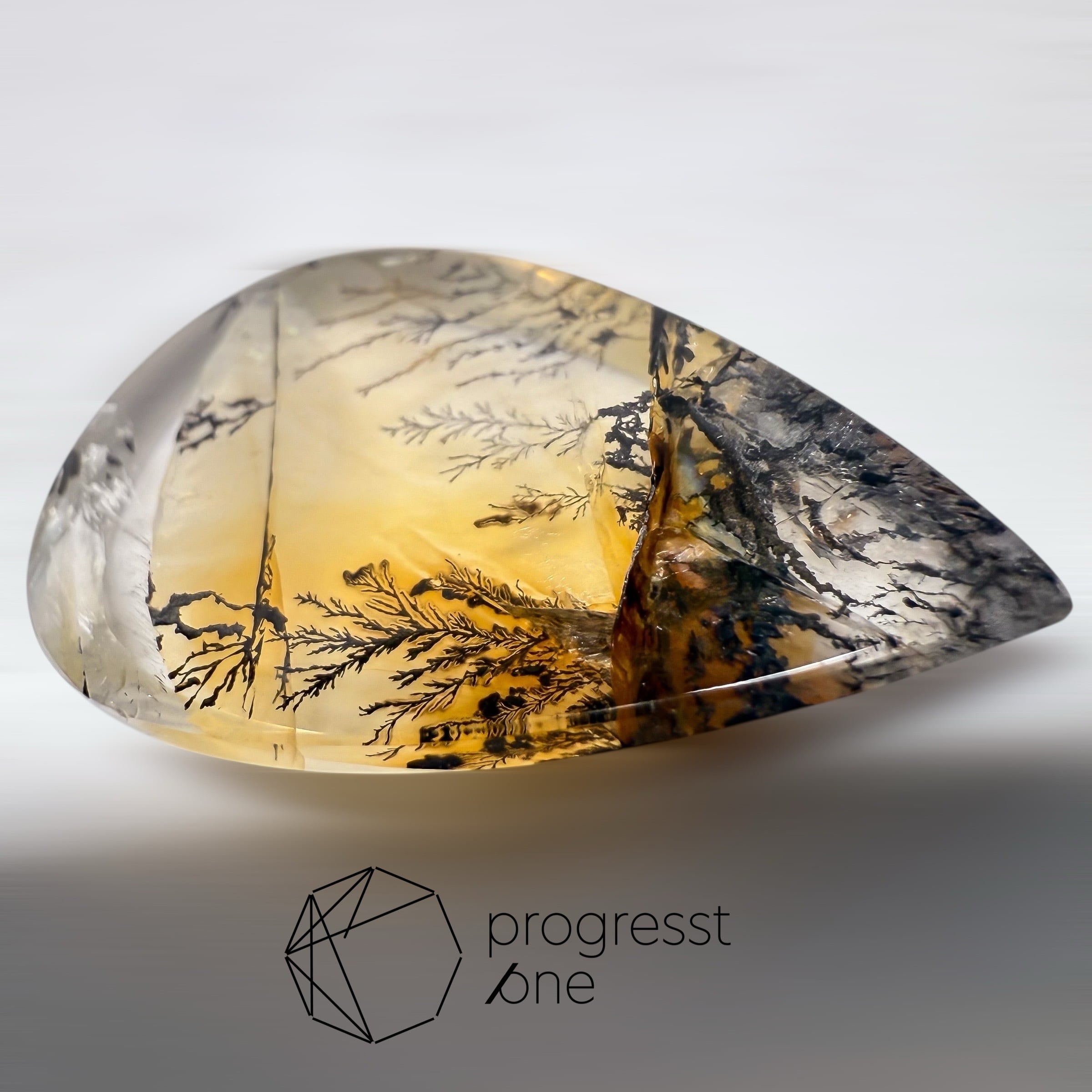 デンドライトインクォーツ　高透明　極美品　約9.4〜9.9ミリ　不滅の樹木 激レア〜 天然高品 デンドライトクォーツ デンドライトインクォーツ 極