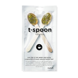 march(マーチ) T-SPOON ハーブティー カモミール 2本セット TSPOON ティースプーン 紅茶 アウトドア BBQ 用品 キャンプ グッズ 持ち運び 軽量 お茶 登山 プレゼント ナチュラル