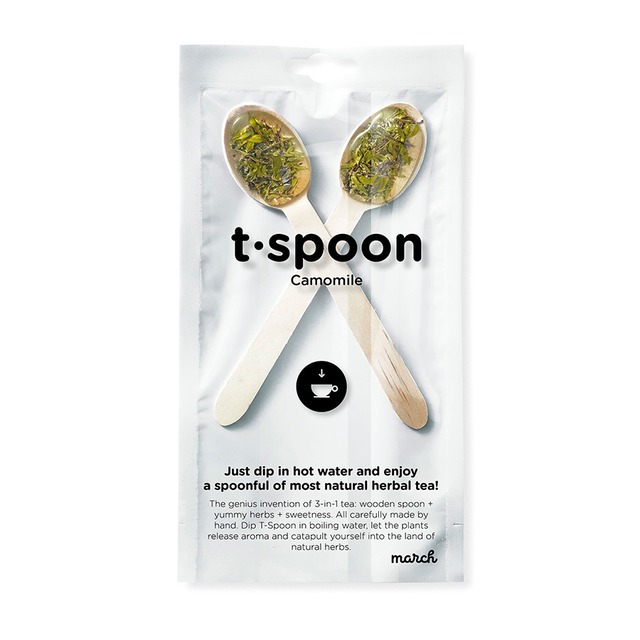 march(マーチ) T-SPOON ハーブティー カモミール 2本セット TSPOON ティースプーン 紅茶 アウトドア BBQ 用品 キャンプ グッズ 持ち運び 軽量 お茶 登山 プレゼント ナチュラル