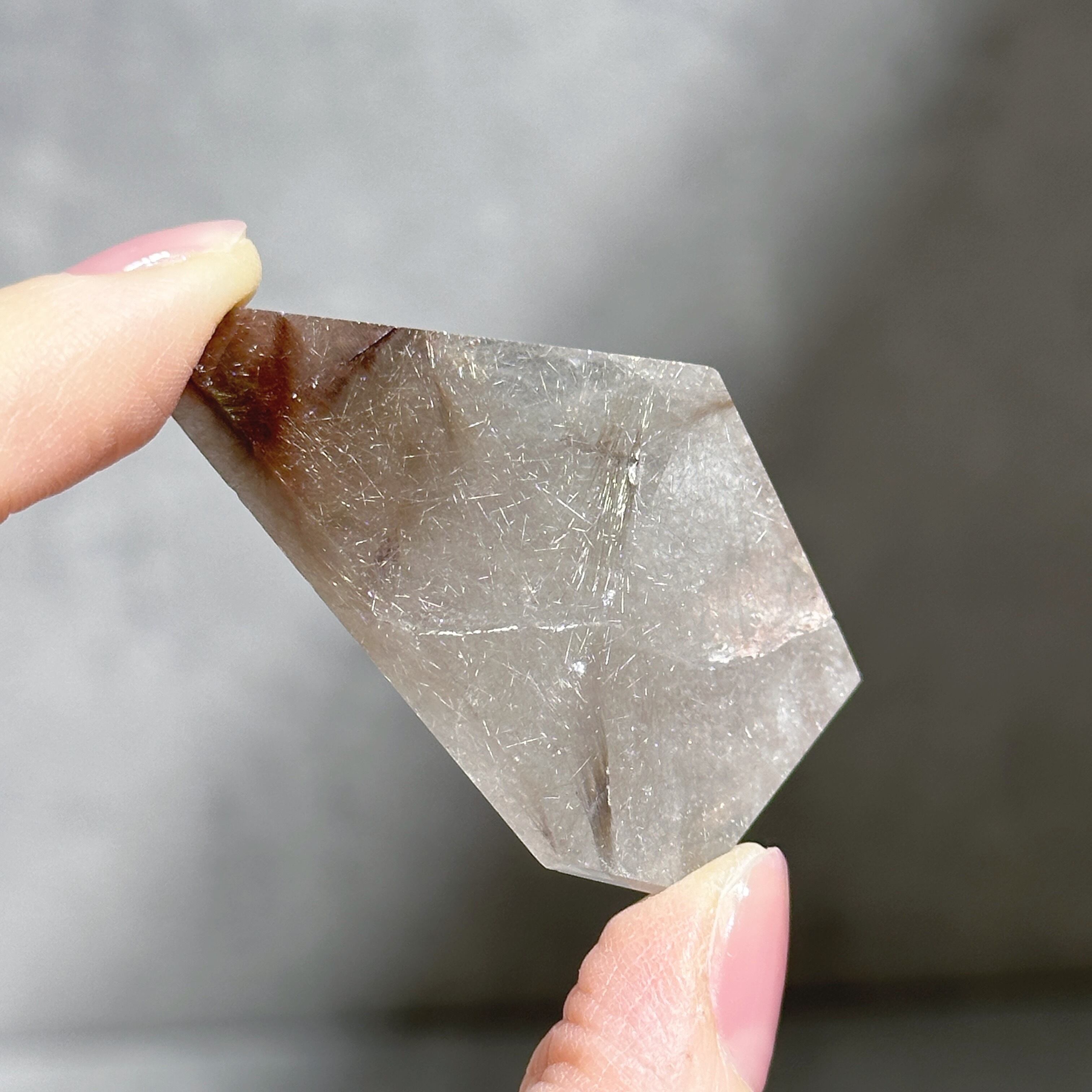 天然石　ルチルクォーツ　フリーフォーム　原石 ルチルインクォーツ フリーフォーム32◇ Rutile in Quartz◇天然石