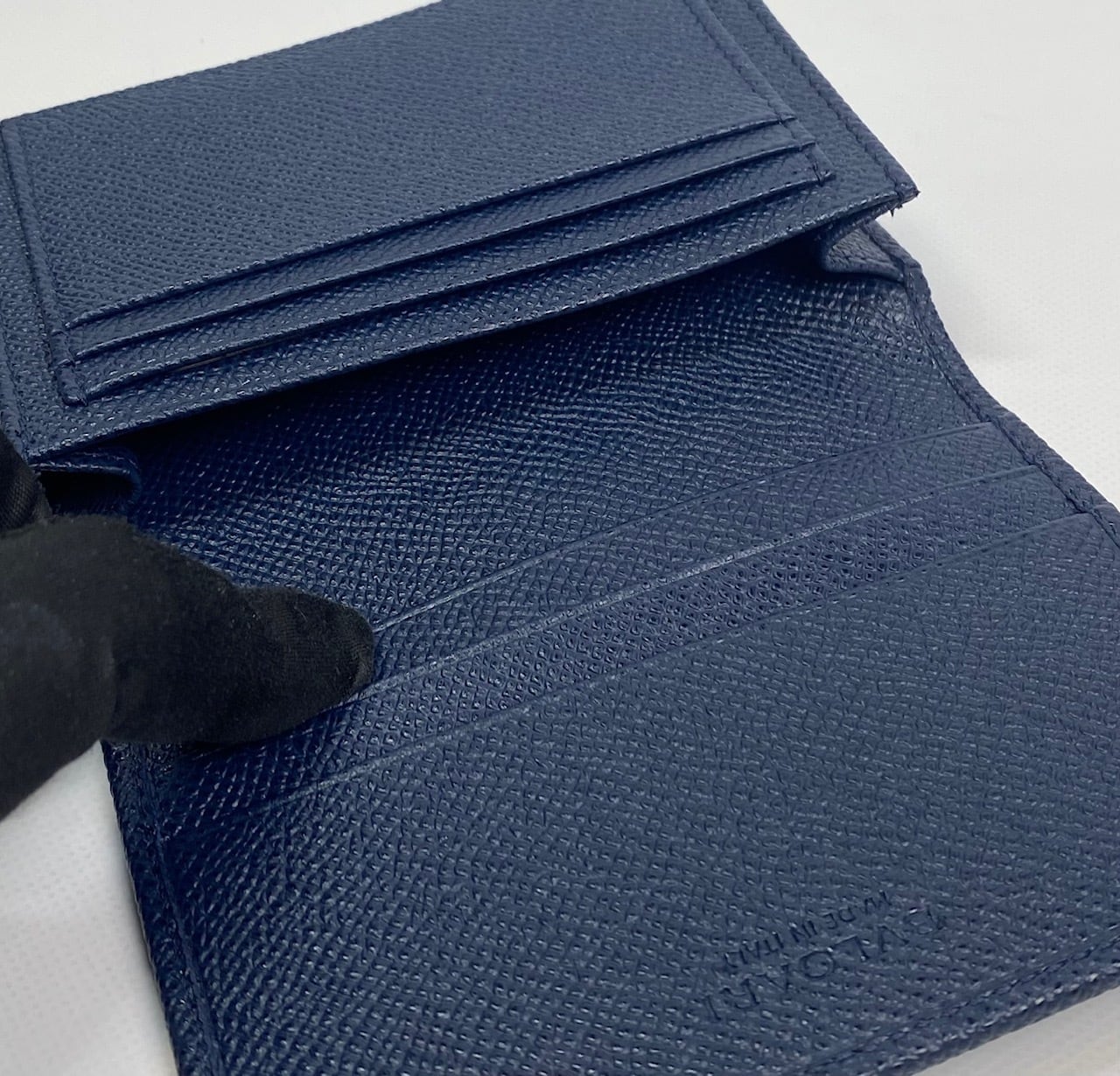 ブルガリ メンズ 名刺入れ カードケース 280299 GRAIN/DENIM SAPPHIRE