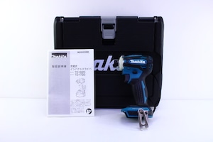 ●【未使用】makita マキタ TD172DZ 充電式インパクトドライバ 18V ブルー/青 ケース付き TD172D【10704796】