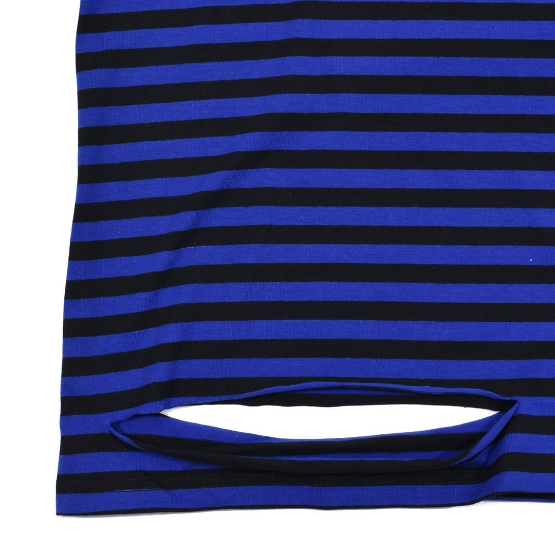 Yxngbratz ボーダーT CVLTE aviel着用】YXNGBRATZ ボーダー ロンT 青