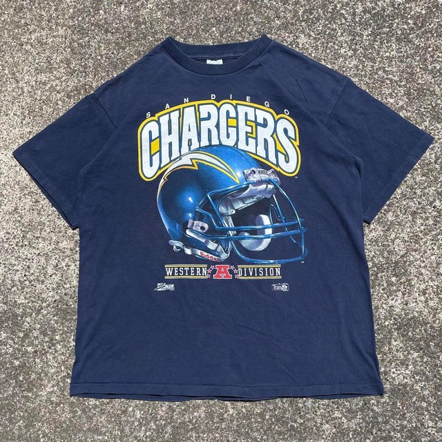 【XLサイズ】USA製 90's SAN DIEGO CHARCERS シングルステッチ vintage Tシャツ