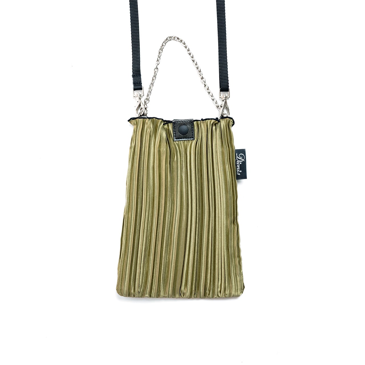 カラフルプリーツ2WAYミニショルダー&チャーム M(DSP-894+DCA-817)#152カーキ