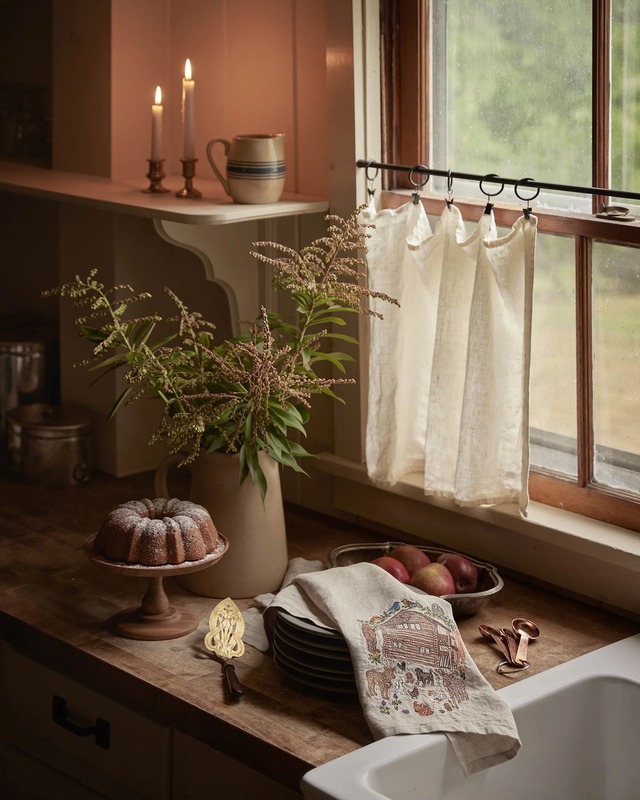 Coral&Tusk ティータオル Cabin Life