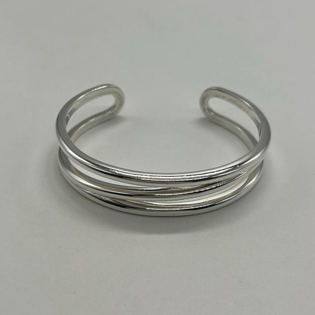 ティファニー TIFFANY ダイアゴナル バングル SV925 ヴィンテージ