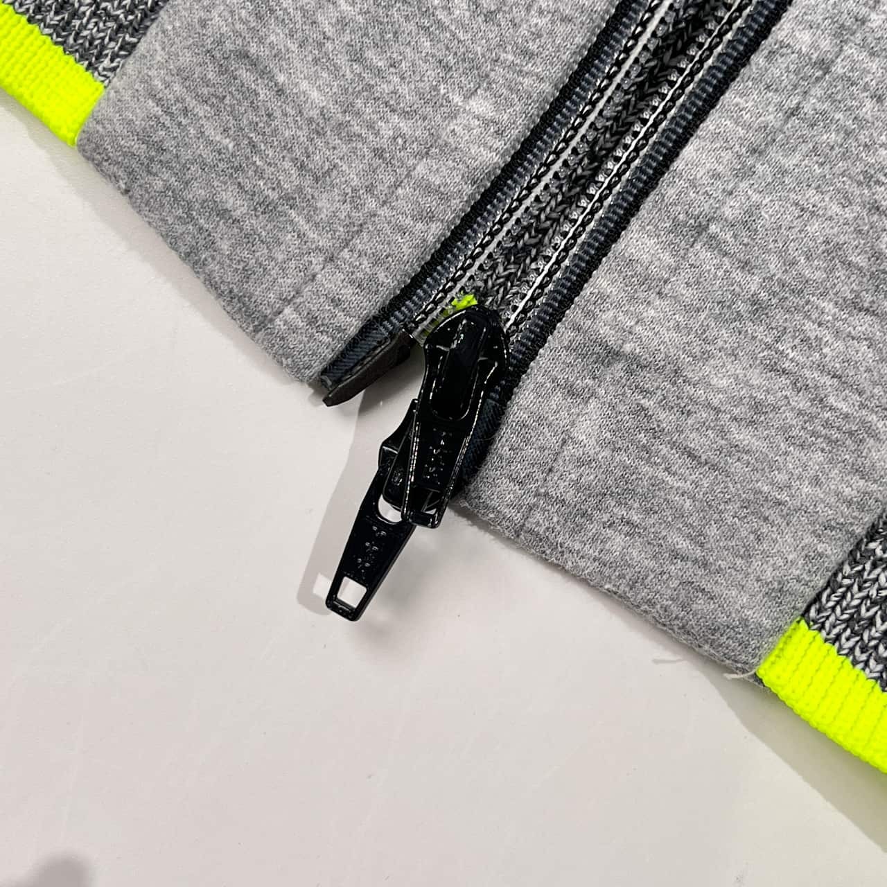 23区ゴルフ ニジュウサンクゴルフ 重ね着風 デザイン ダブルジップ パーカ M/グレー メンズ