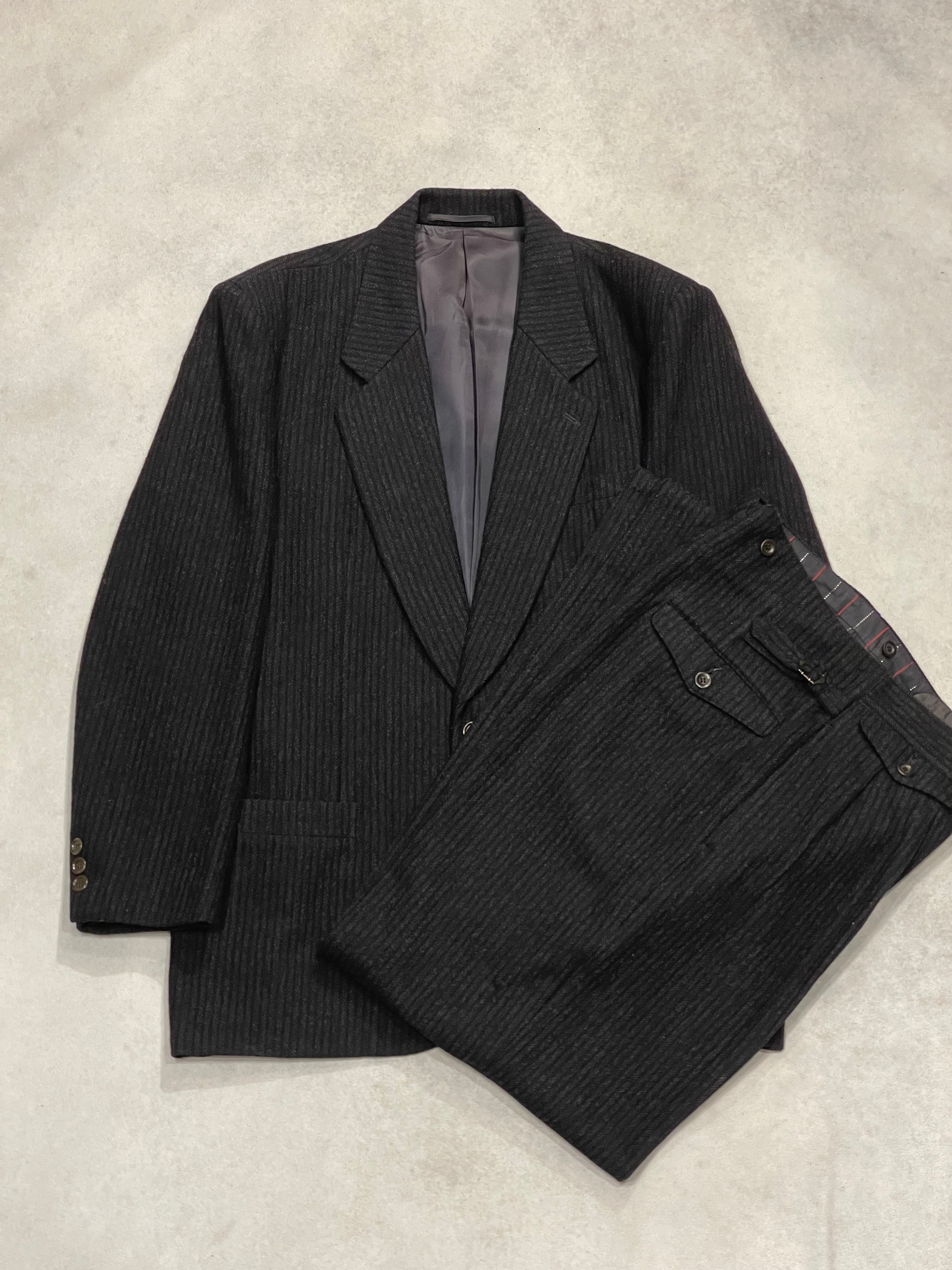 HOMME ウール セットアップ M ヴィンテージ b01617dec6a38953bd7dfc4504a5f9
