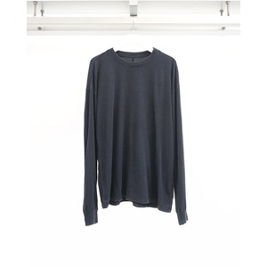 [The Viridi-anne] (ザヴィリディアン) VI-4046-01 SILK L/S T-SHIRT (BLACK)