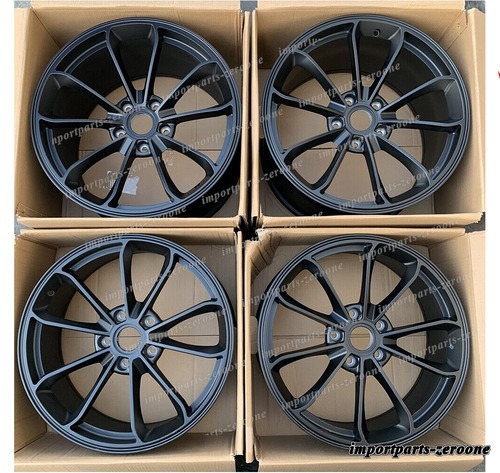 20インチ 新品 サテン ブラック スタイル ホイール ポルシェ 911 カレラ S T -BRN-12151