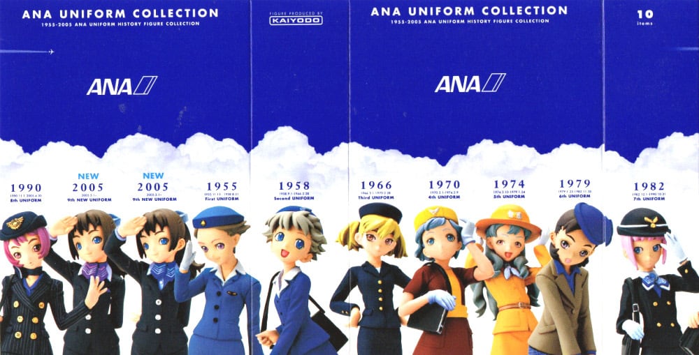 ANAユニフォームコレクション 第1弾（全10種）コンプリートセット ／未