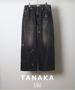 TANAKA x After School  / ST-245AS-DBK EXCLUSIVE SPOTS BOY JEAN TROUSERS (DUSTY BLACK)