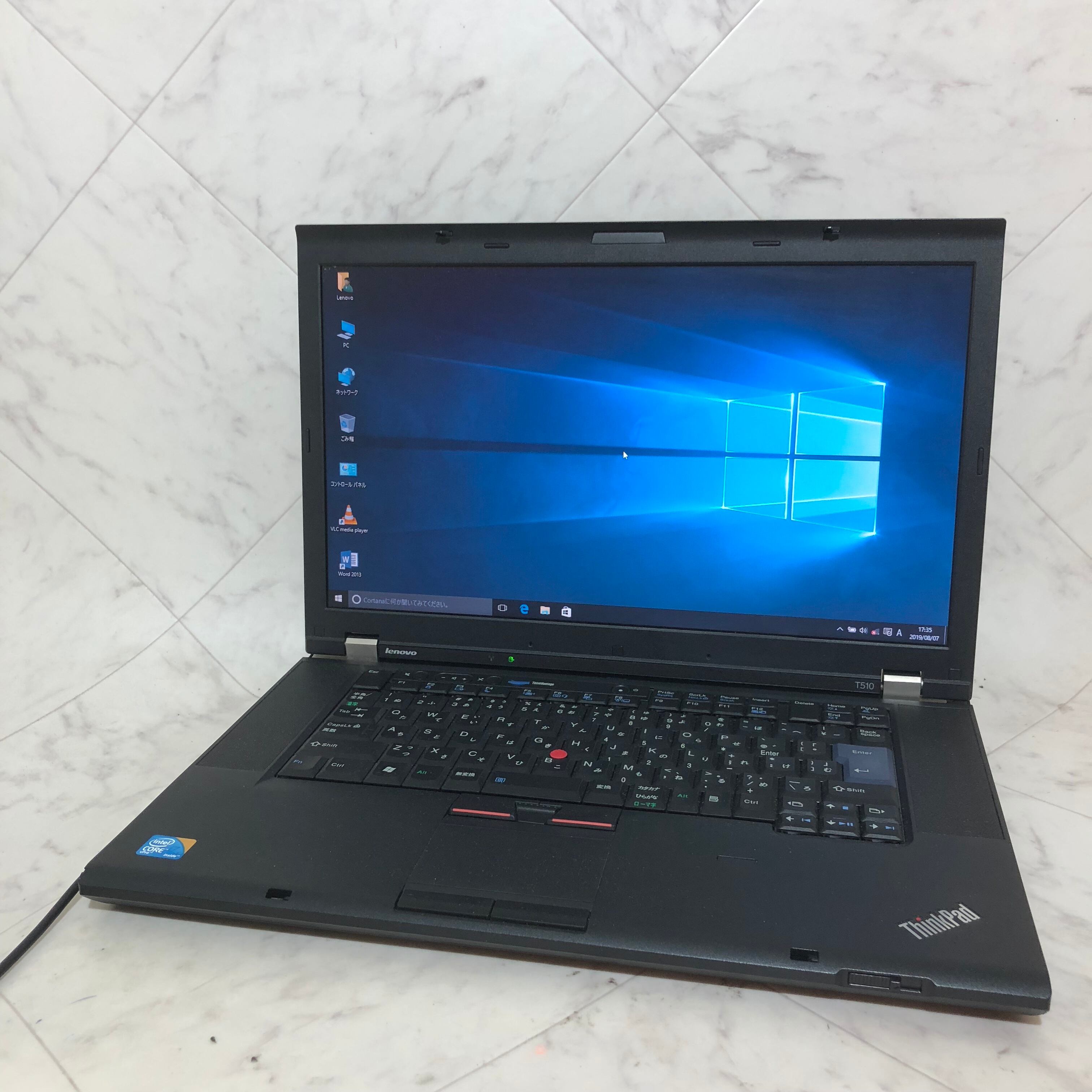 初期化済Lenovo レノボ ノートパソコンT510 インテルCore i7