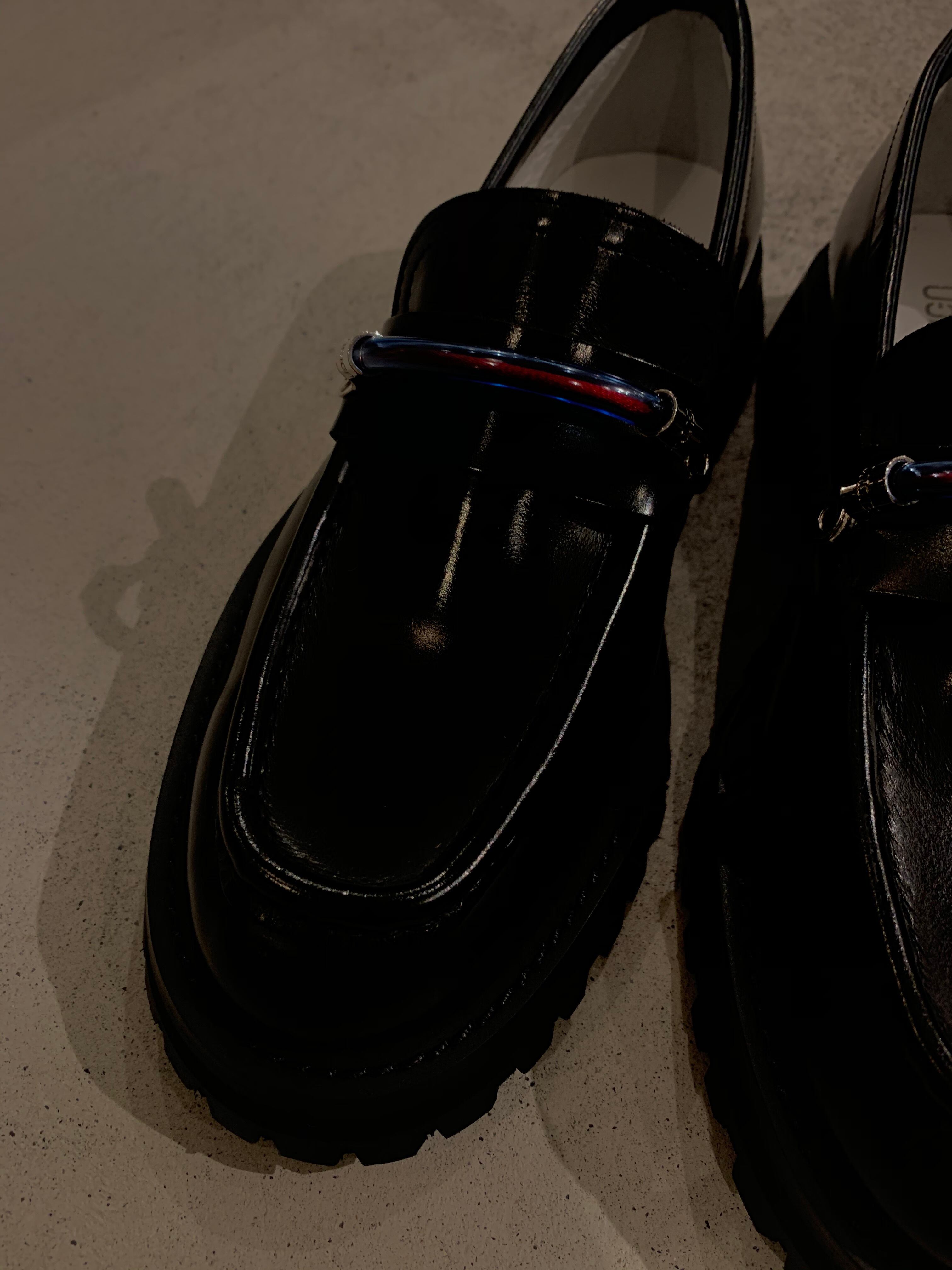 neon sign ローファー NEON SIGN NEON BIT LOAFER (BLACK) | AAR