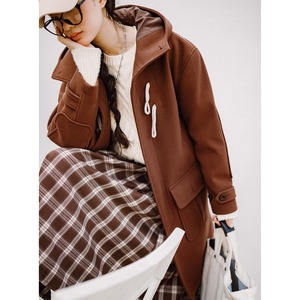 【UNISEX】College Style Duffle Coat / カレッジ スタイル ダッフル コート