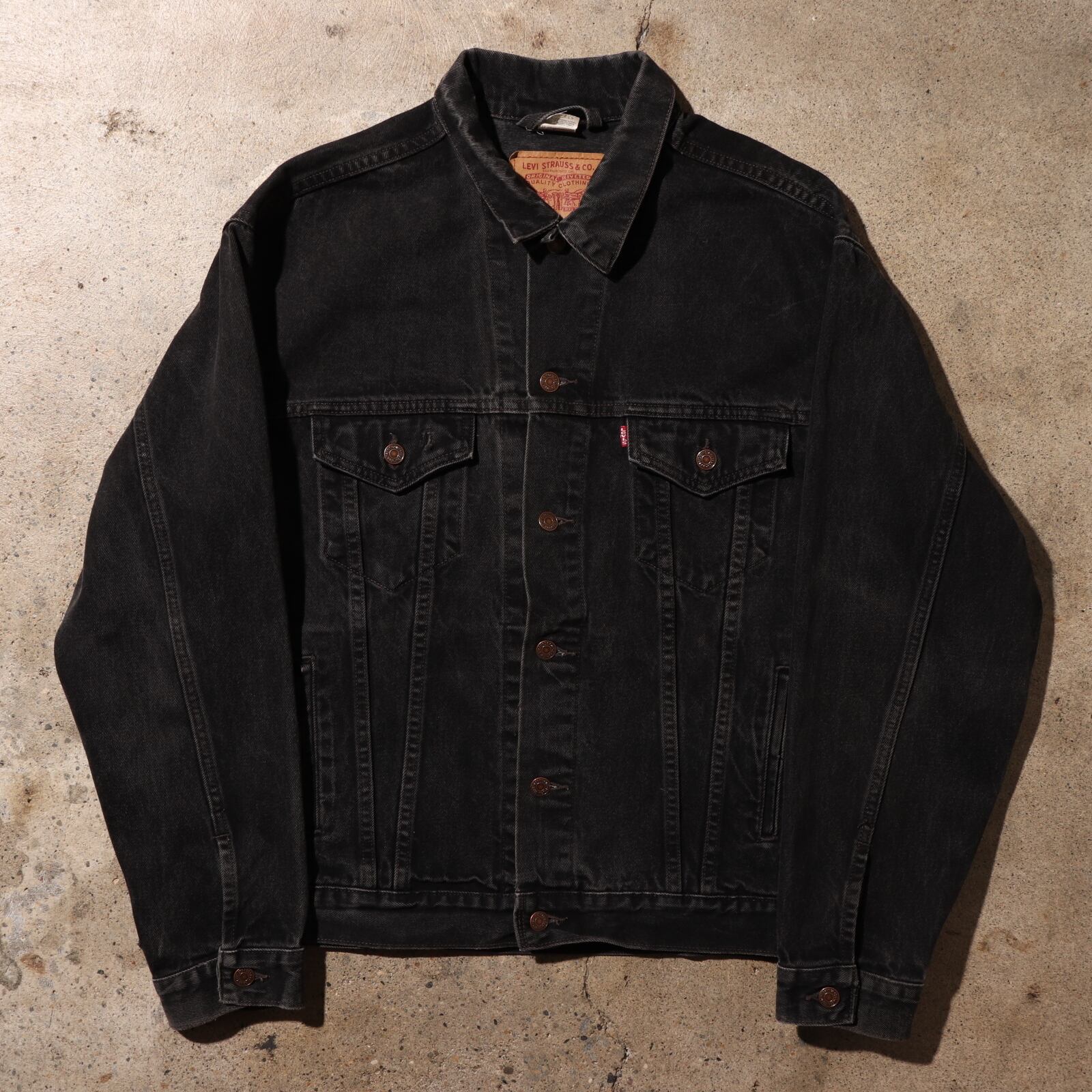 【usa製】Levi's 70507 4159 サルファー染め ブラックデニム