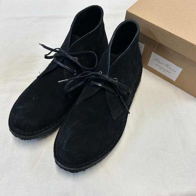LLOYD FOOTWEAR BLACK SUEDE BOOTS《UK7 / 40》