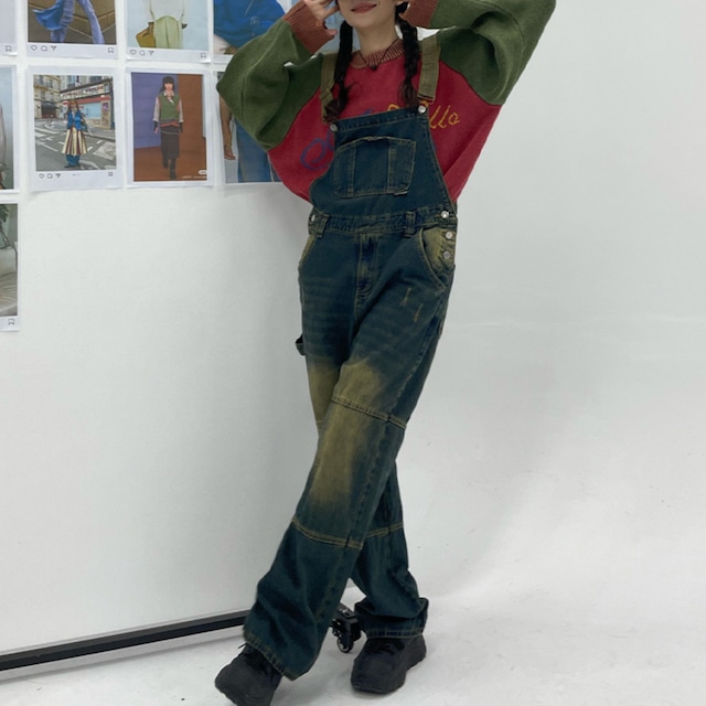 denim patch overall デニムワッペンオーバーオール J0170 denim patch overall デニムワッペンオーバーオール J0170