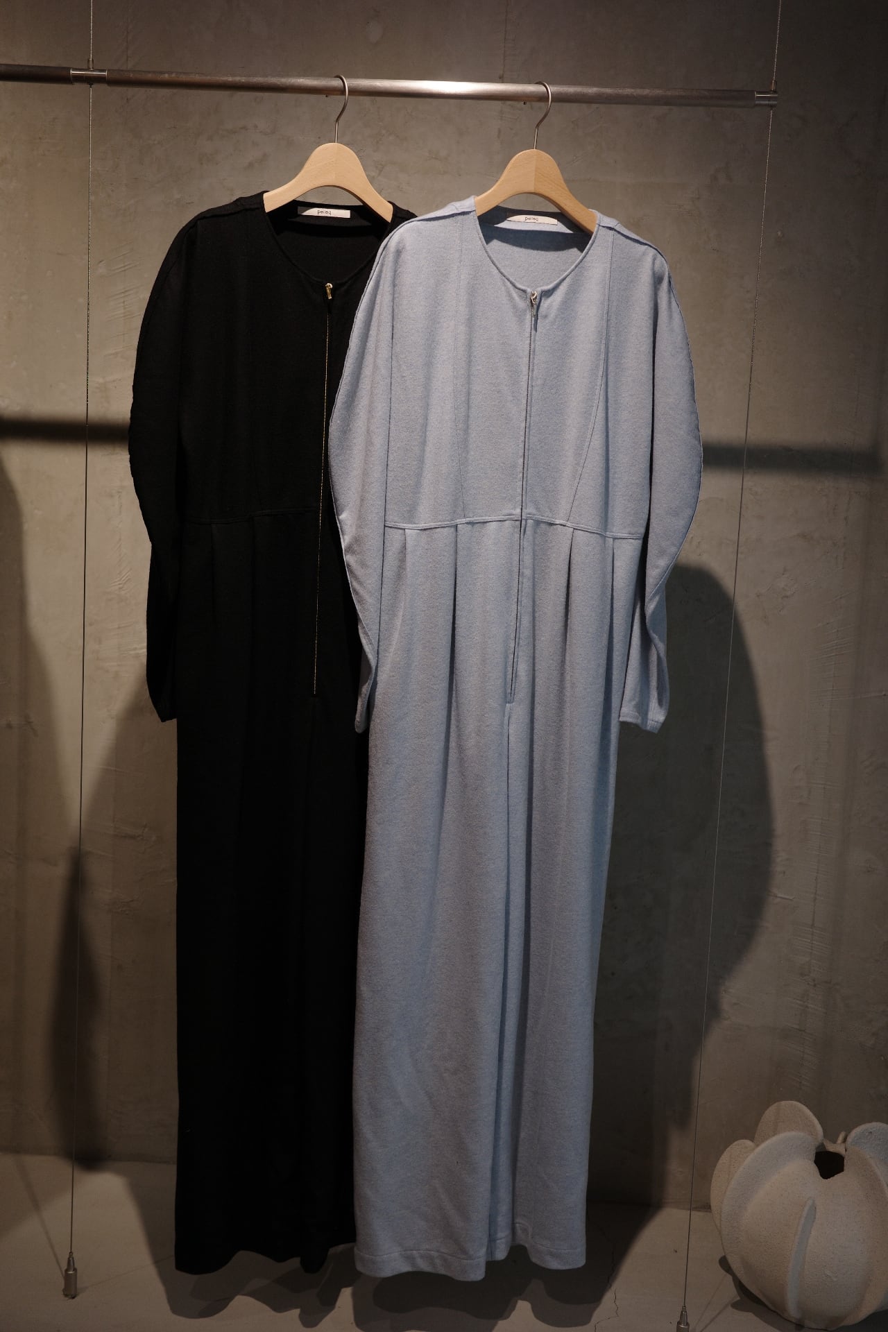 pelleq/ washed wool jumpsuits | ikasa.