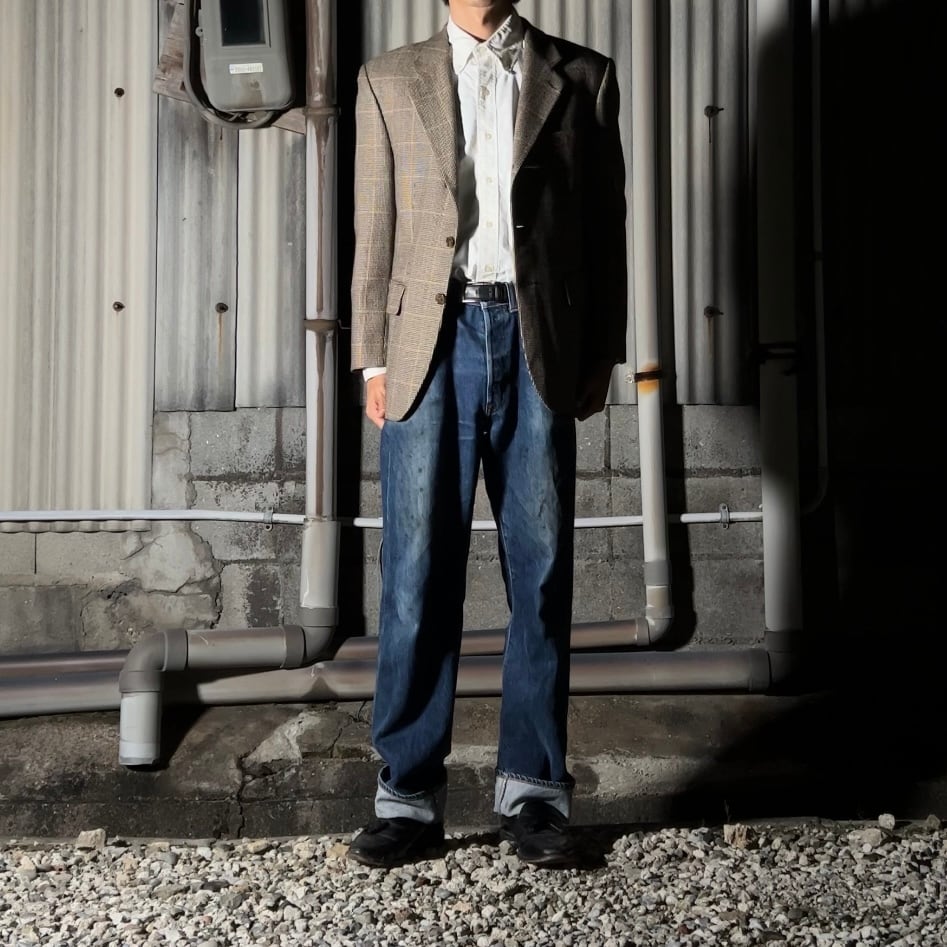 90s “Levi's 201XX”復刻 BIG E selvedge denim pants バレンシア工場製