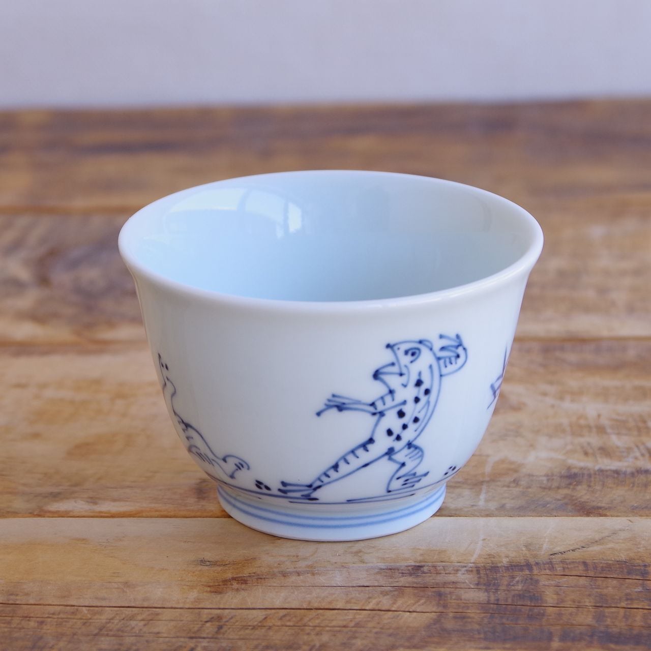 新品】波佐見焼 洸琳窯 高山寺 煎茶 鳥獣戯画 湯呑み うさぎ 蛙 和食器