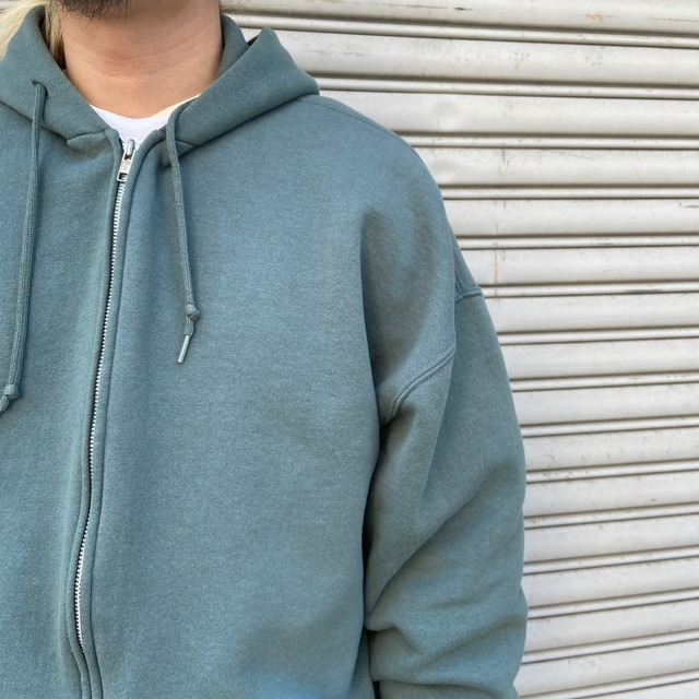 90s ラッセルアスレティック メキシコ製 ジップパーカー グリーン XL