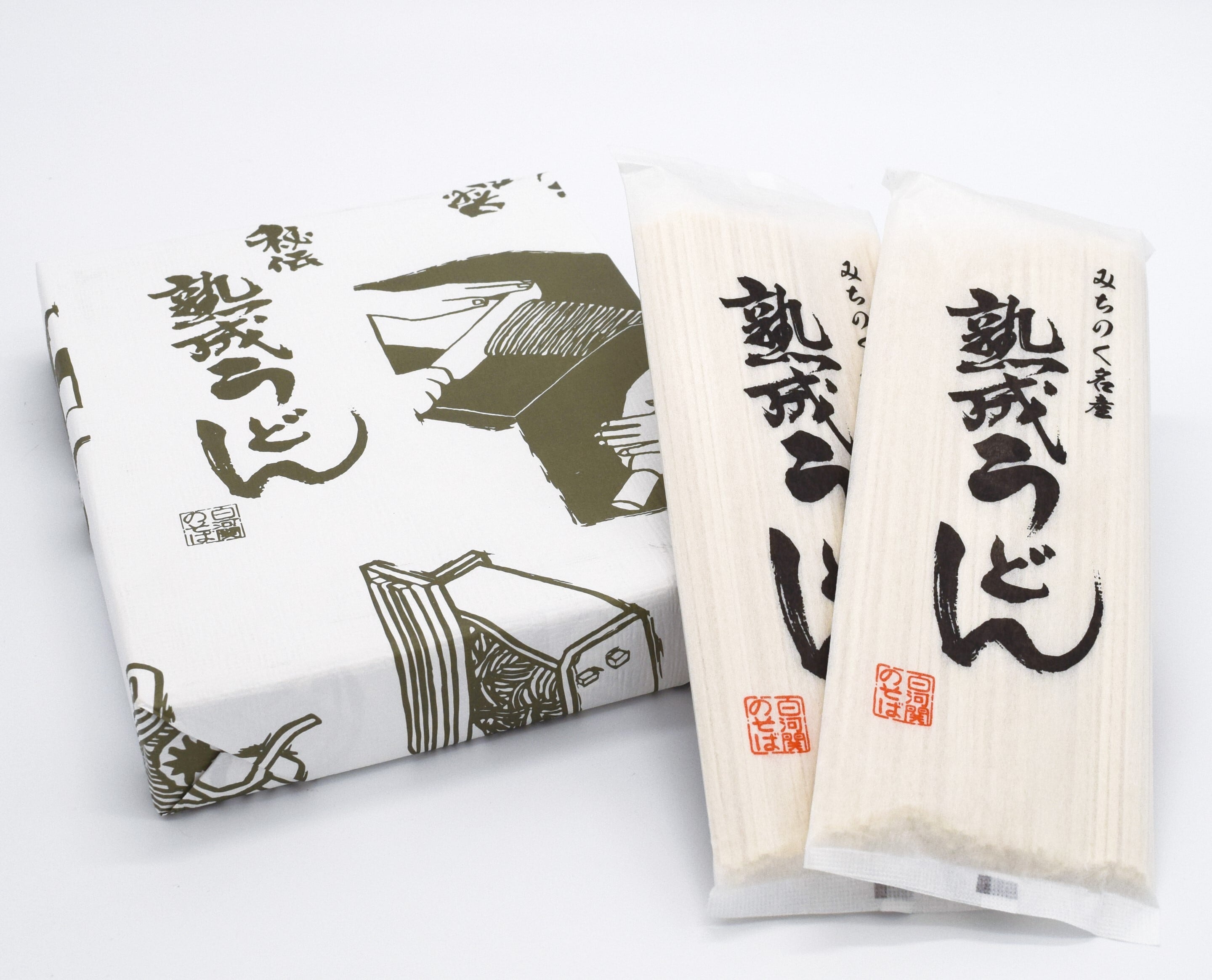 東北の小麦粉で作っています】熟成うどん ～10束入り～【茹で時間必要