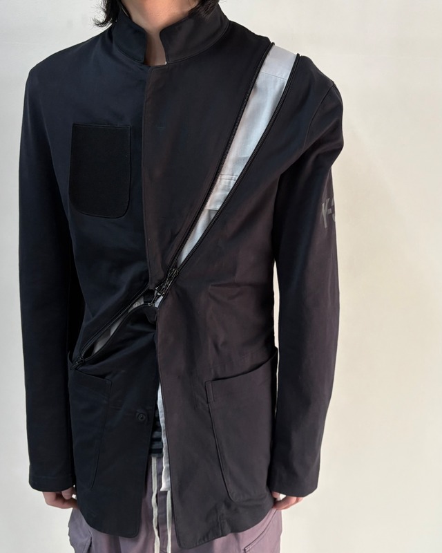 【Y-3】multi zip stand collar jacket
