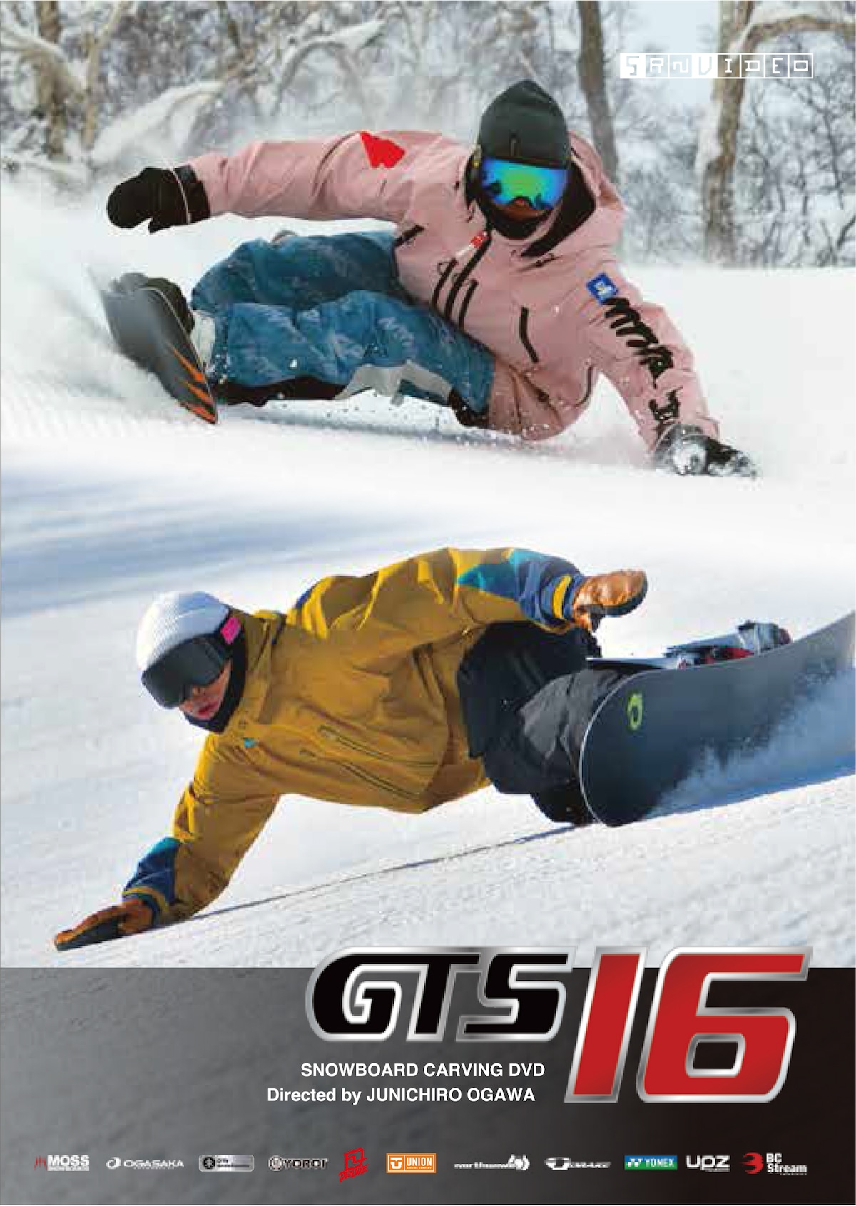 GTS16】SRN VIDEO スノーボード カービング ムービー GTS16 SNOWBOARDS 